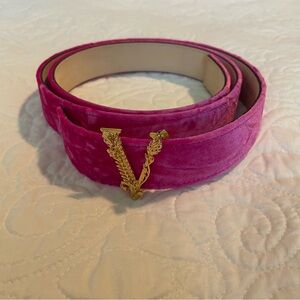 Versace Virtus Velvet Belt